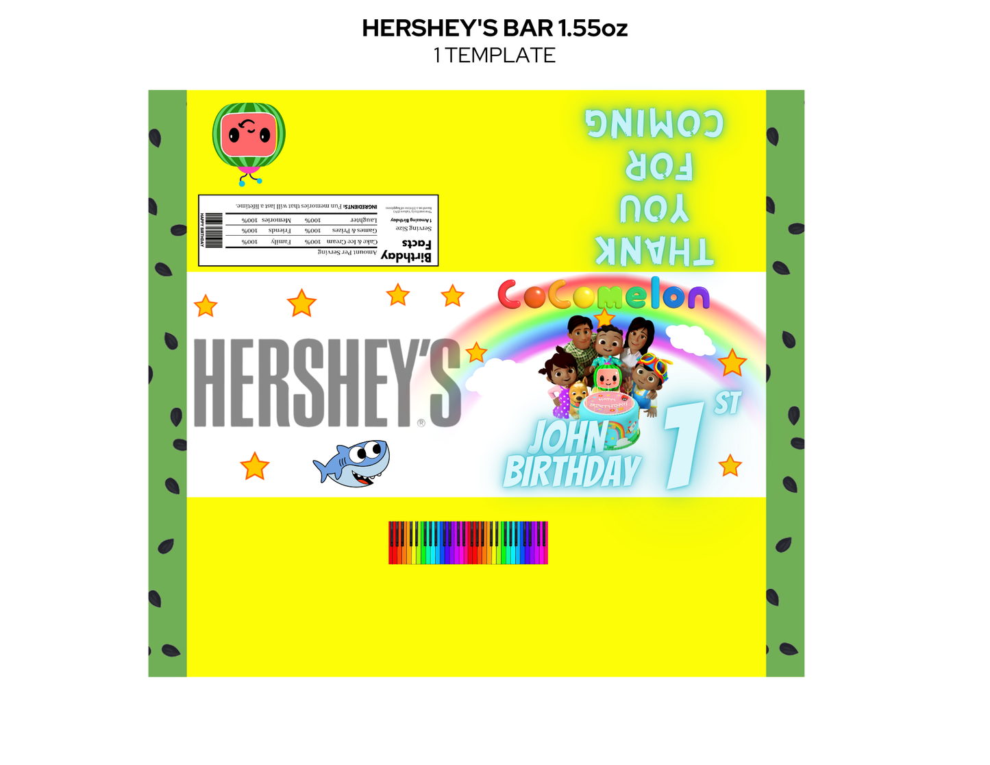 Cocomelon Party Favors