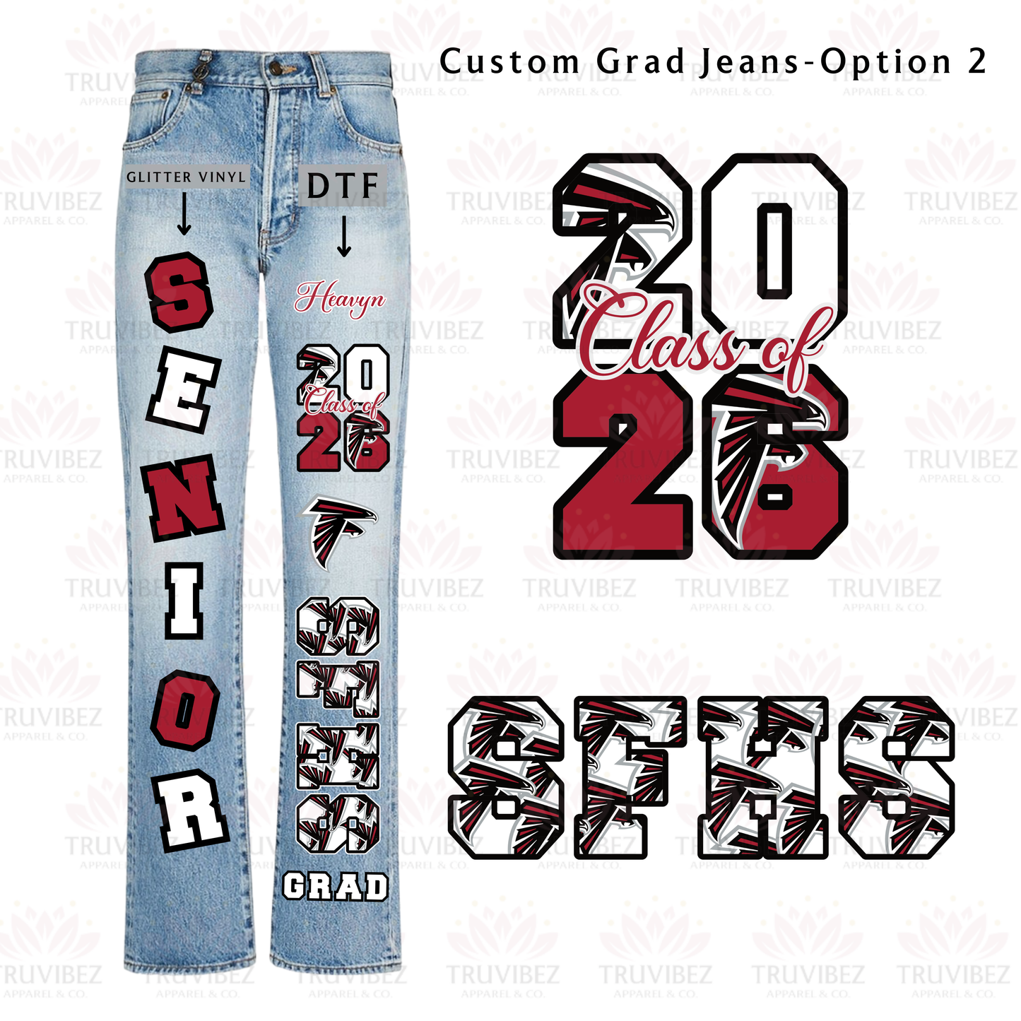 Custom Grad Jeans – Supply Your Own
