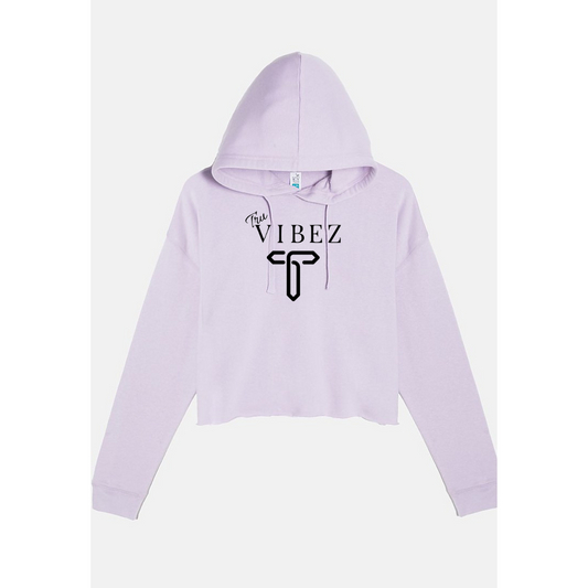 Lilac Crop Hoodie