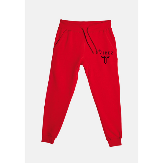Red Premium Fleece Joggers
