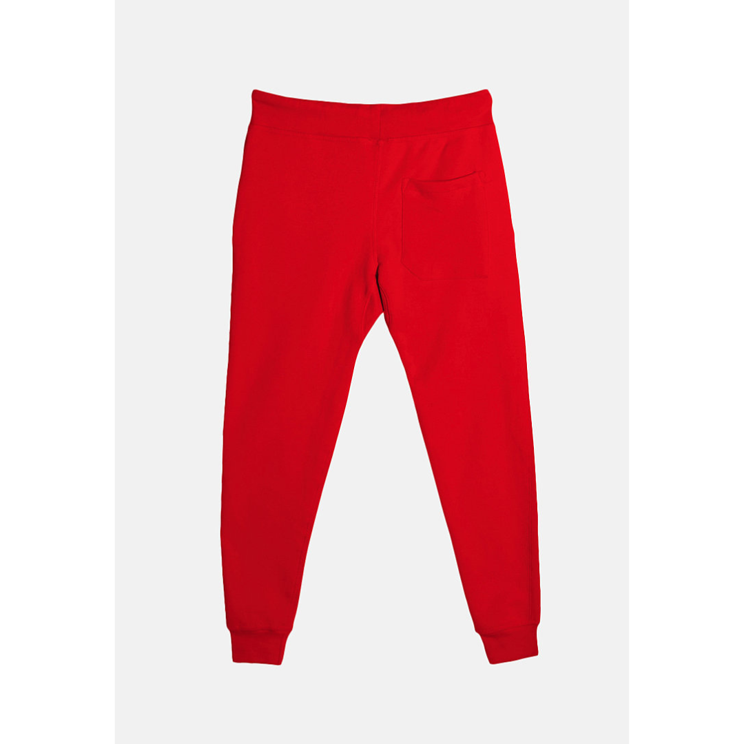 Red Premium Fleece Joggers