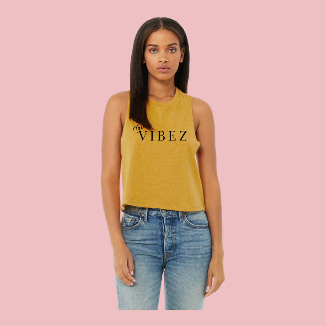 Razor-back Cropped Tank