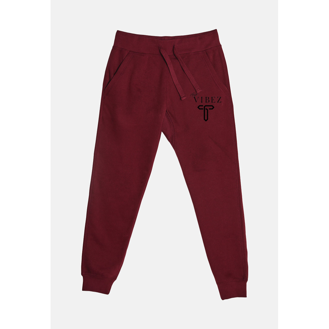 Burgundy Premium Fleece Joggers
