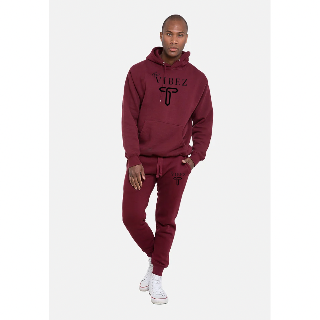 Burgundy Pullover Hoodie