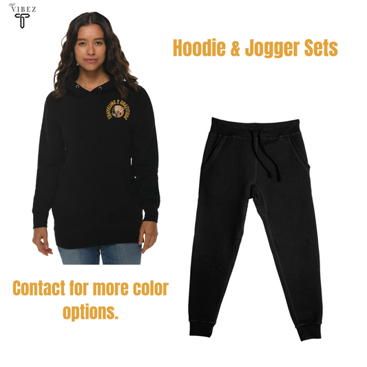Hoodie & Joggers Embroidered Logo Set