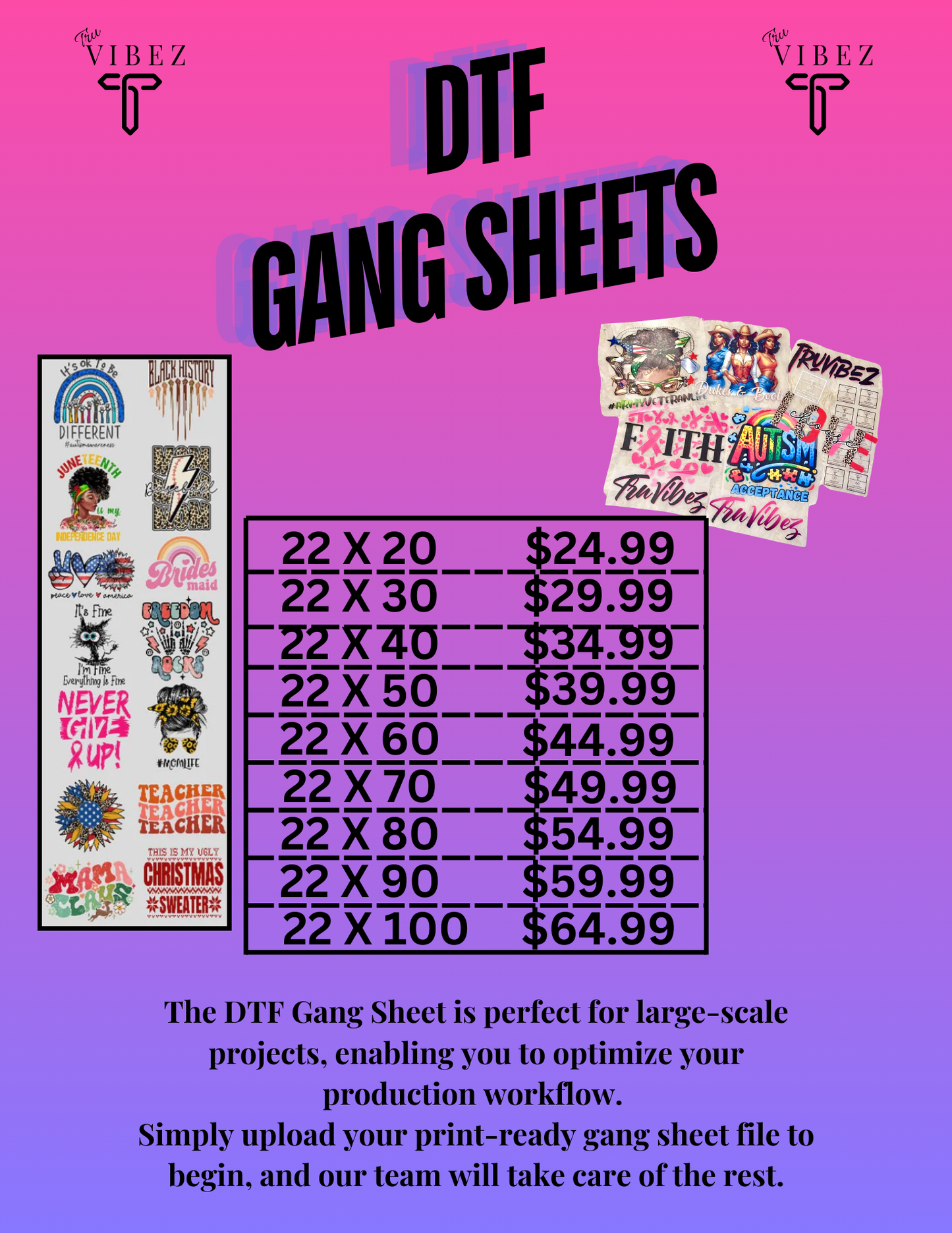 Gang Sheets