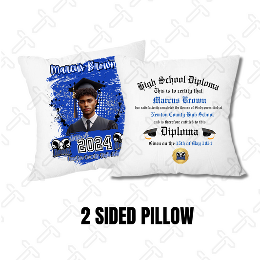 Custom Grad Pillow