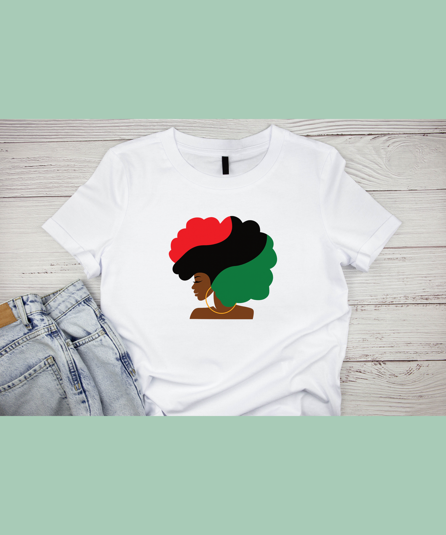 Custom Afro Girl shirt