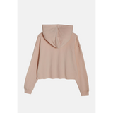 Pale Pink Crop Hoodie